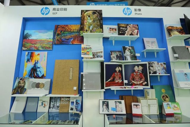 全印展上，HP噴碼機推出各類打印技術的作品