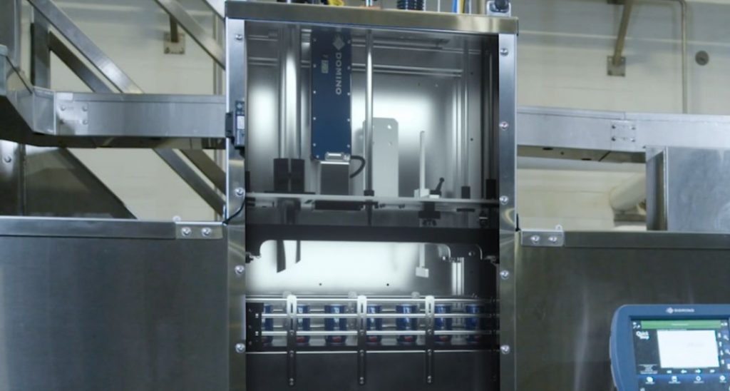 百事可樂噴碼機現場